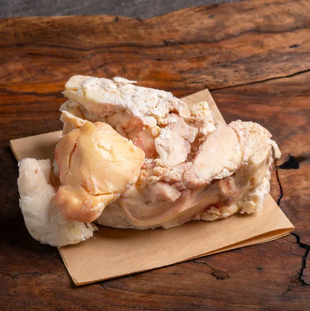 Raw grass-fed beef fat for rendering into tallow