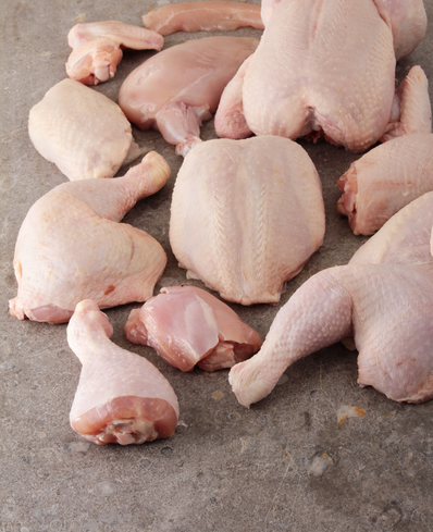Whole cut-up free-range chicken from Flock Yeah Free Range Poultry