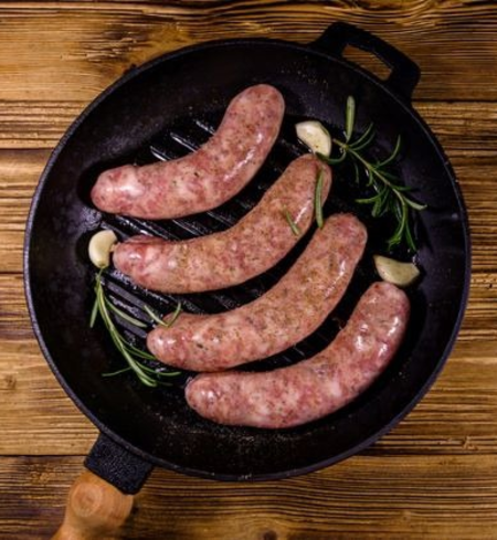 Grass-fed beef bratwurst from Champion Valley Farm