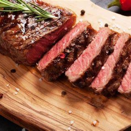 Grass-fed sirloin steak from Champion Valley Farm